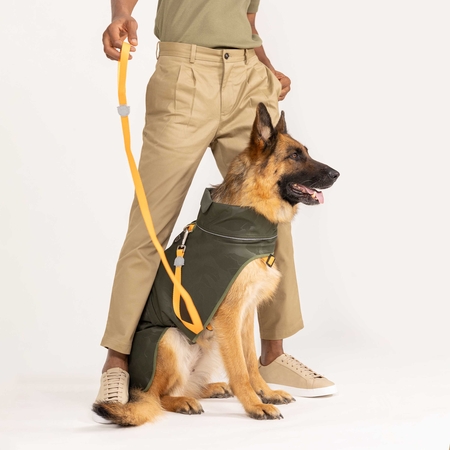 Lindodogs - Army Green Softshell Raincoat (1)