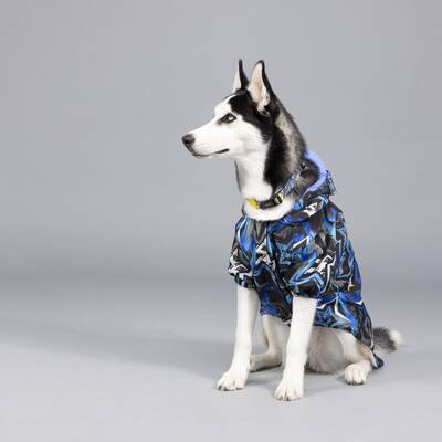 Bluestar İçi Polarlı Su Geçirmez Köpek Yağmurluğu - 2