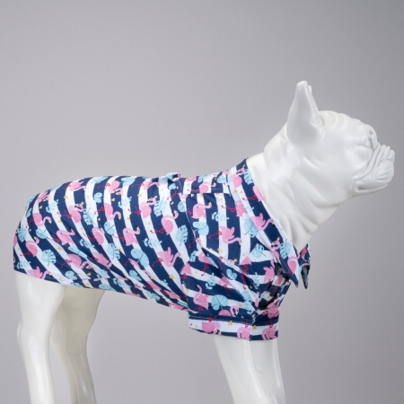 Lindodogs - Flamingo Küçük ve Orta Irk Köpek Gömleği (1)