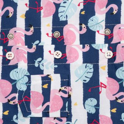 Flamingo Küçük ve Orta Irk Köpek Gömleği - 4