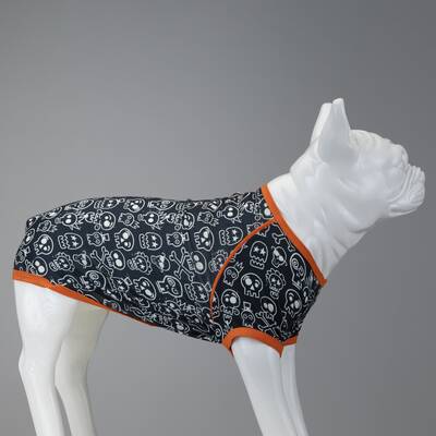 Funny Skull Dog Tshirt - 2