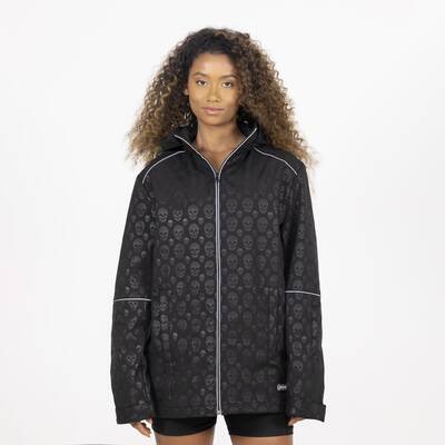 Lindo People Black Skull Unisex Yağmurluk - 2