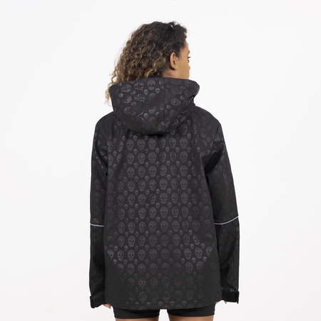 Lindo People Black Skull Unisex Yağmurluk - 3