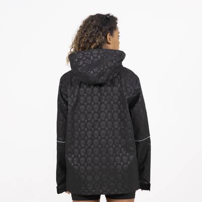 Lindo People Black Skull Unisex Yağmurluk - 3