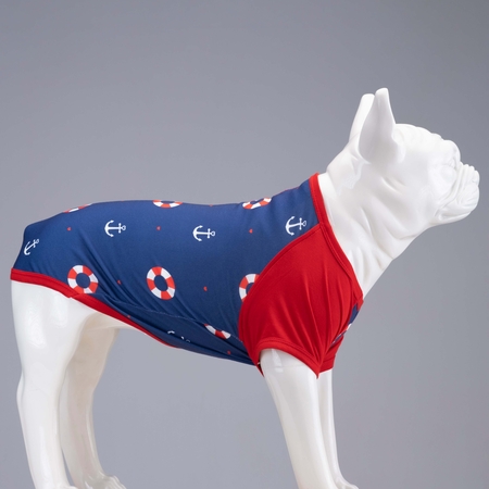Little Sailer Küçük, Orta ve Büyük Irk Köpek Tshirt - 3
