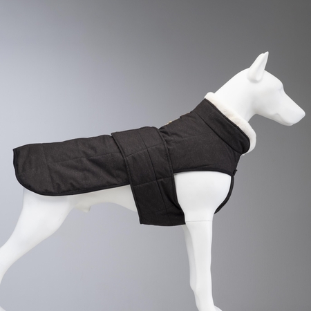 Luxury Plus Black Dog Coat - 3