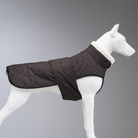 Luxury Plus Coffee Dog Coat - 3
