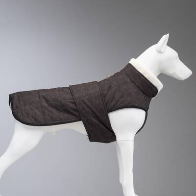 Luxury Plus Coffee Dog Coat - 3
