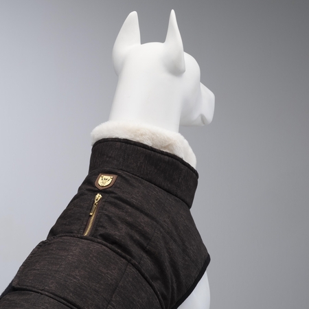 Luxury Plus Coffee Dog Coat - 4