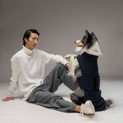 Luxury Plus Dark Blue Köpek Montu - 2