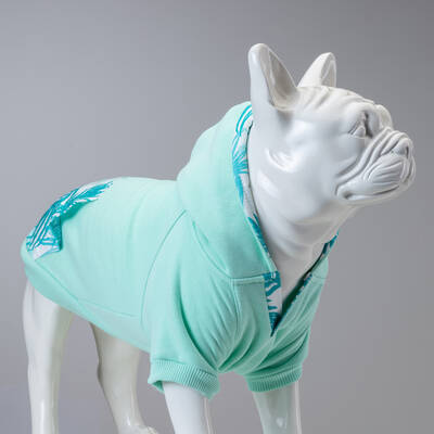 Mint Green Kangaroo Pocket Sweatshirt - 1