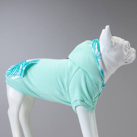 Mint Green Kangaroo Pocket Sweatshirt - 4