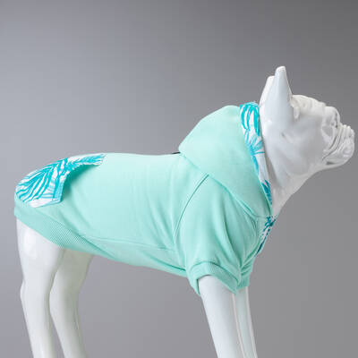 Mint Green Kangaroo Pocket Sweatshirt - 4