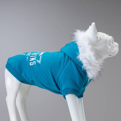 Mountains Mavi Küçük ve Orta Irk Köpek Sweatshirt - 2