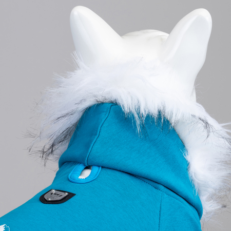 Mountains Mavi Küçük ve Orta Irk Köpek Sweatshirt - 3