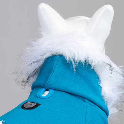 Mountains Mavi Küçük ve Orta Irk Köpek Sweatshirt - 3