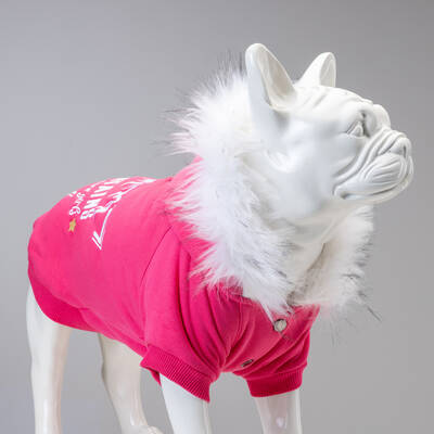 Mountains Pembe Küçük ve Orta Irk Köpek Sweatshirt - 1