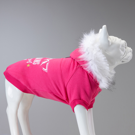 Lindodogs - Mountains Pembe Küçük ve Orta Irk Köpek Sweatshirt (1)