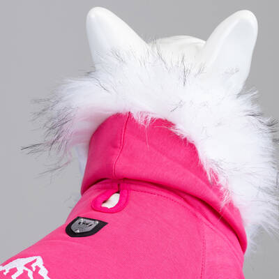 Mountains Pembe Küçük ve Orta Irk Köpek Sweatshirt - 3