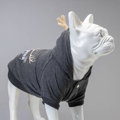North Deer Antrasit Küçük ve Orta Irk Köpek Sweatshirt - 1