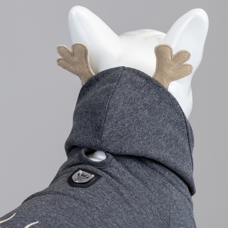 North Deer Antrasit Küçük ve Orta Irk Köpek Sweatshirt - 3
