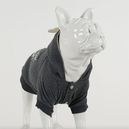 North Deer Antrasit Küçük ve Orta Irk Köpek Sweatshirt - 4
