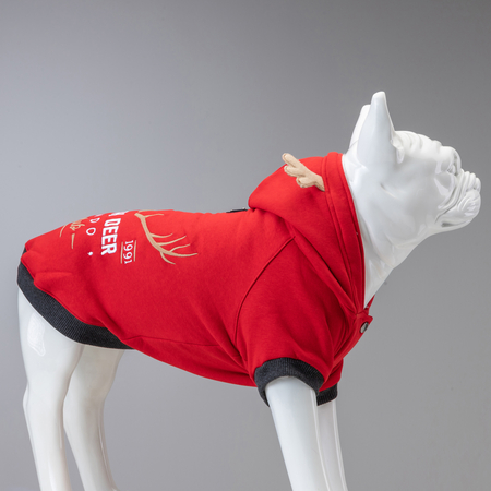 North Deer Kırmızı Küçük ve Orta Irk Köpek Sweatshirt - 4