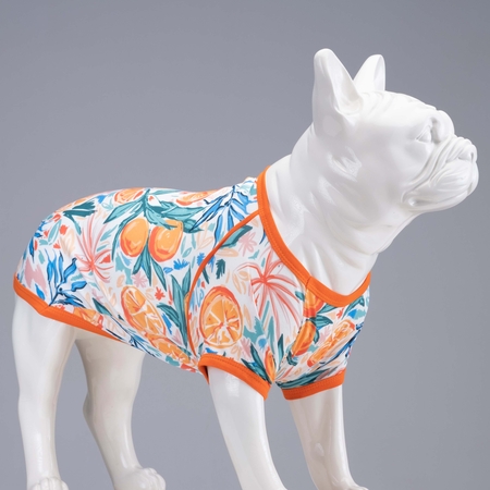 Lindodogs - Orange Blossom Küçük, Orta ve Büyük Irk Köpek Tshirt