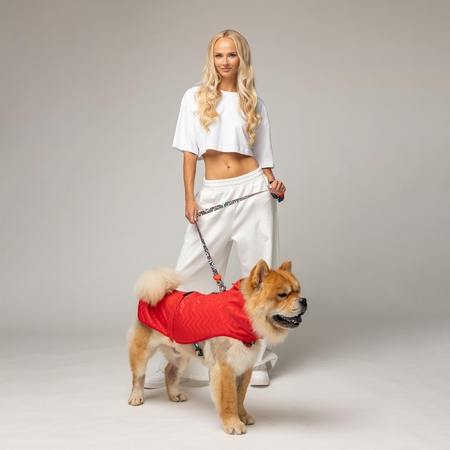 Lindodogs - Red Stripe Softshell Raincoat (1)