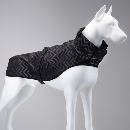 Lindodogs - Softshell Black Stripe Küçük,Orta ve Büyük Irk Köpek Yağmurluğu