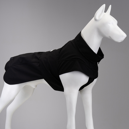 Lindodogs - Trenchkot Black Su Geçirmez Köpek Yağmurluğu