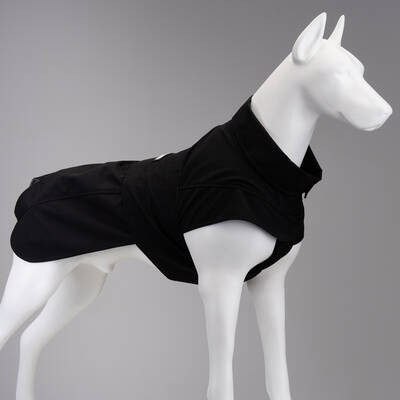 Trenchkot Black Su Geçirmez Köpek Yağmurluğu - 1