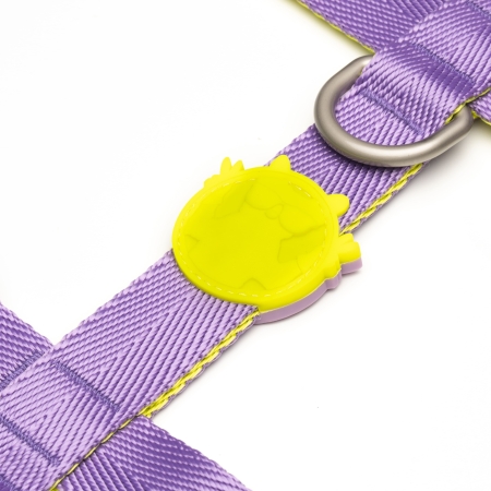 Lindodogs - Urban Glow Purple H Tipi Göğüs Tasması (1)